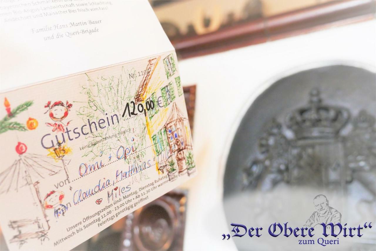 Der Obere Wirt Zum Queri Hotel Andechs Bagian luar foto